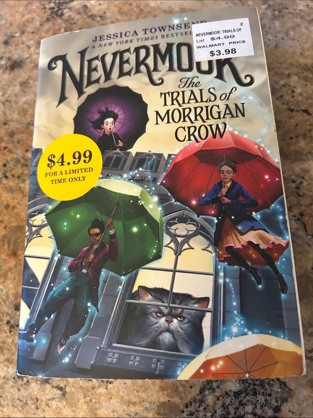 Nevermoor: The Trials of Morrigan Crow Paperback - Colorful Cover Art